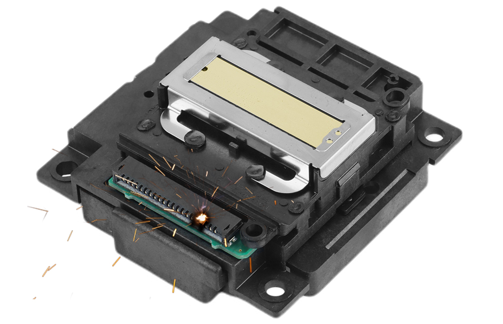 Короткое замыкание в печатающей головке Epson FA04000/FA04010